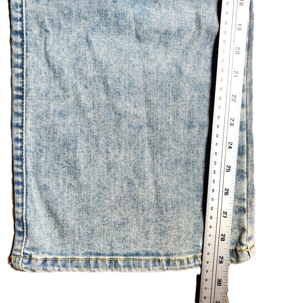 Epic Bleu Women’s Size 5 Baggy Convertible Cargo Jeans Light Wash Wide Leg NWT - Picture 8 of 9